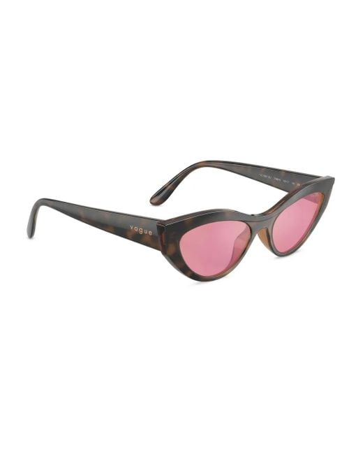 Lunettes De Soleil À Monture Papillon Vogue Eyewear en coloris Pink