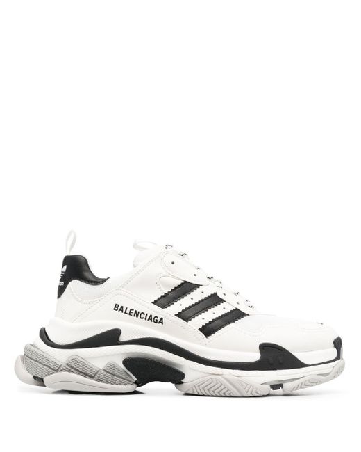 Balenciaga X Adidas Triple S Sneakers in het Wit voor heren | Lyst NL