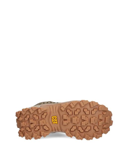 Caterpillar Brown Chunky Lace-Up Sneakers for men