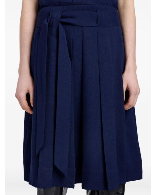 Proenza Schouler Jess ベルテッド スカート Blue