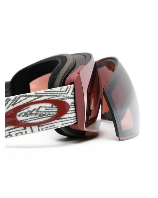 Oakley Pink Medium Flight Deck Pro Ski Goggles