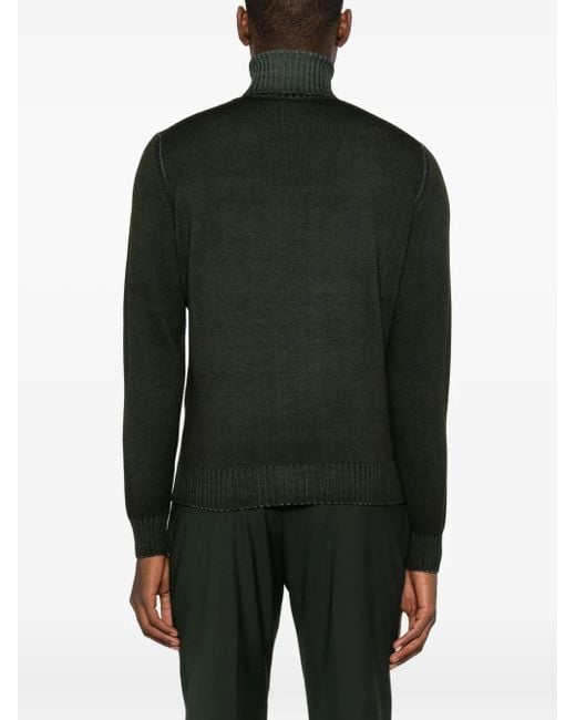 Jersey con cuello vuelto FILIPPO DE LAURENTIIS de hombre de color Black