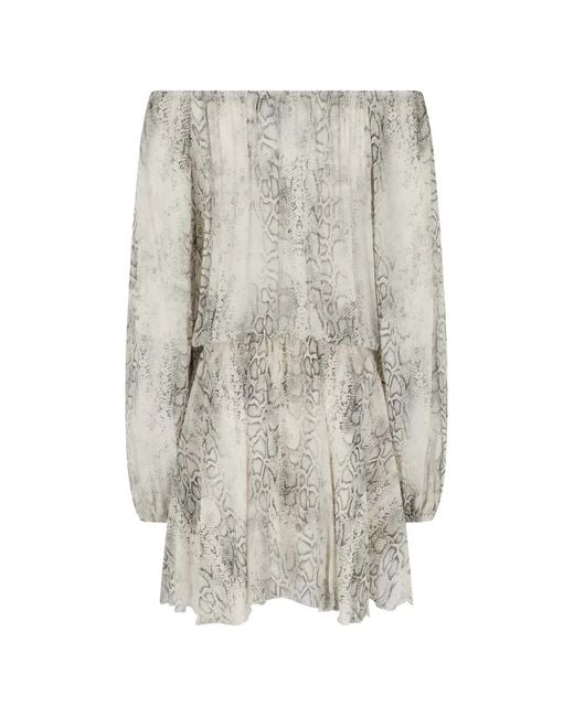 FEDERICA TOSI White Python-Print Dress