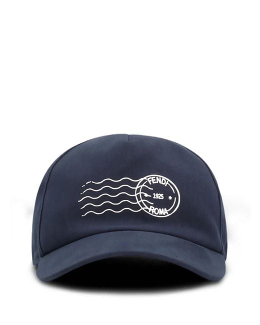 Casquette En Coton Fendi pour homme en coloris Blue