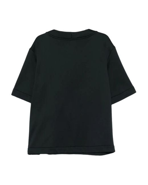 Lacoste Black Graphic-Print T-Shirt for men