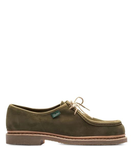 Paraboot Brown Micka Lace-Up Suede Shoes for men