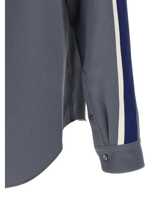 Marni Wol Shirt in het Blue voor heren