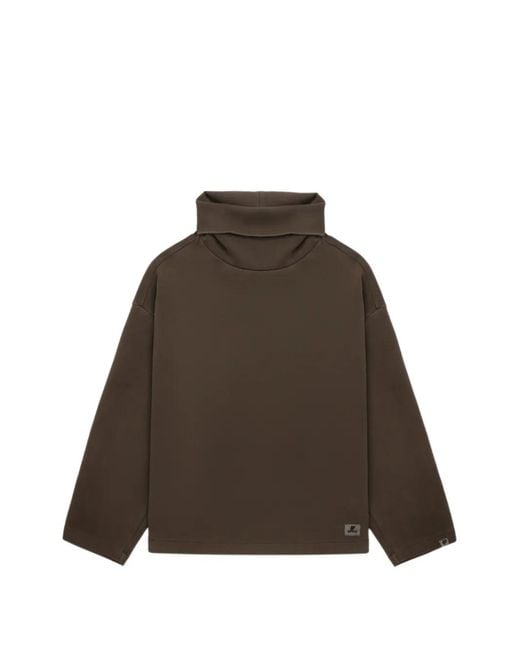 A Bathing Ape Brown Turtleneck Sweatshirt
