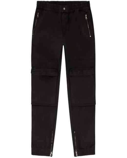 Pantaloni P-Beeck Affusolati di DIESEL in Black da Uomo