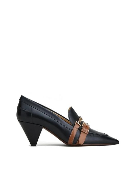 Tod's Black Pointed Leather Pumps