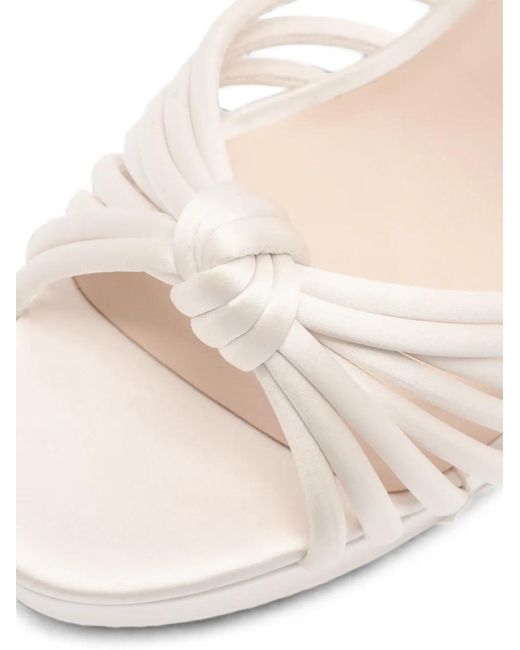 Loeffler Randall White Rivka Platform Sandals
