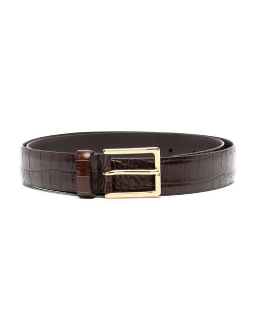 Ceinture En Cuir Andersons en coloris Brown
