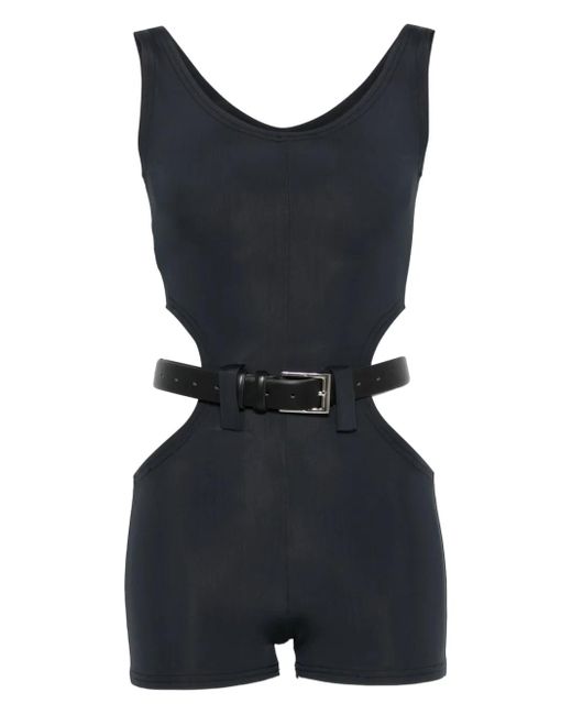 Vestiaire d'un Oiseau Libre カットアウト ロンパース Black