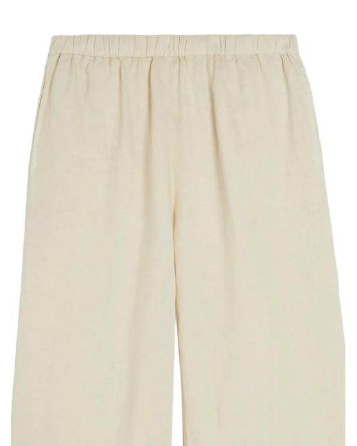Aspesi White Elasticated Trousers