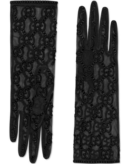 gucci monogram gloves