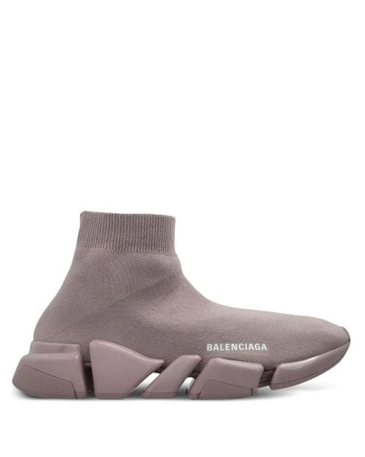 Balenciaga Brown Speed 2.0 Sneakers