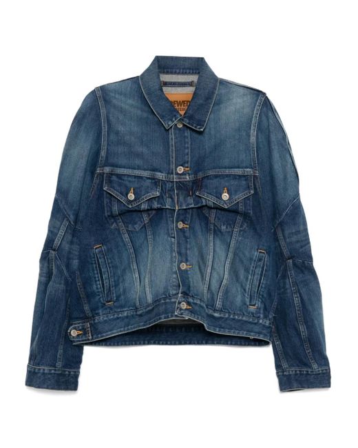 Doublet Blue Front Cargo Pocket Jacket for men
