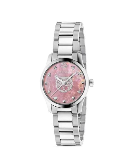 Gucci White G-Timeless 27Mm Watch