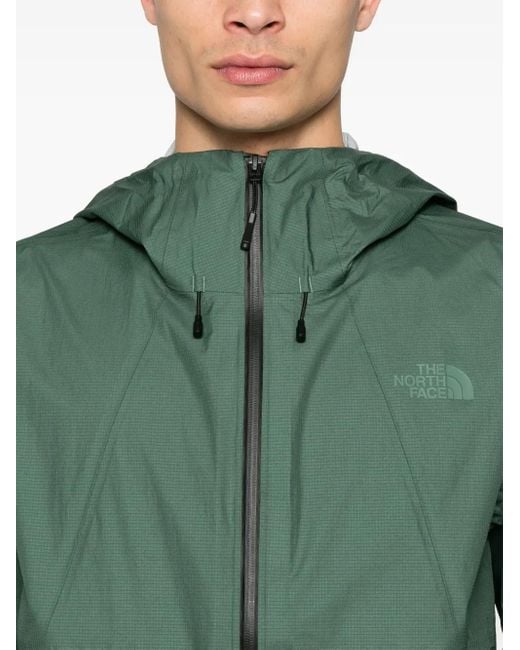 The North Face Green Packable Rain Jacket for men