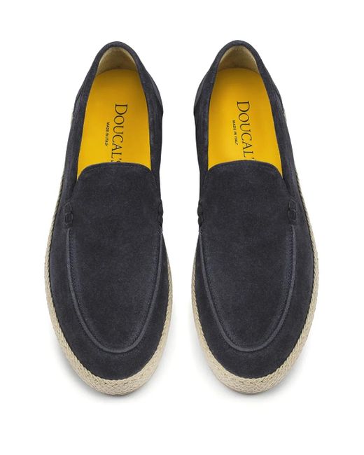 Doucal's Blue Suede Espadrilles for men