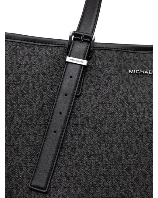 Michael Kors Black Patterned Tote Bag for men