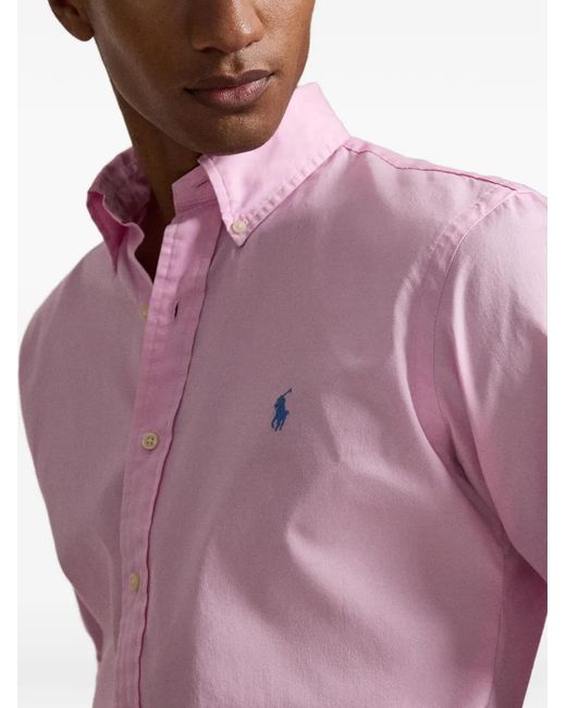 Polo Ralph Lauren Pink Buttoned Shirt for men