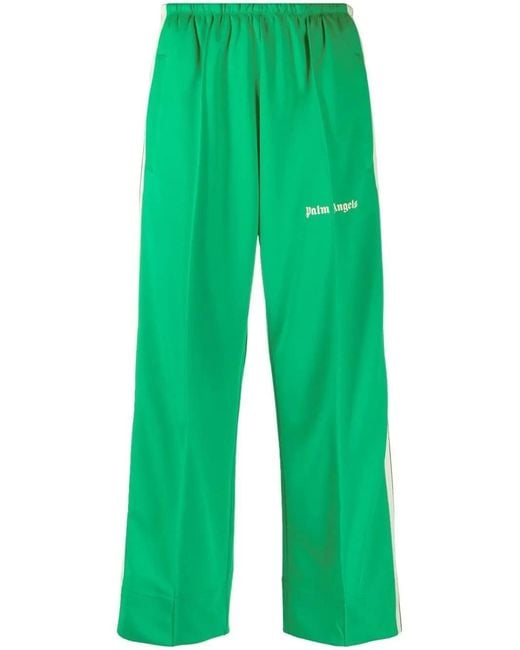 Palm Angels Green Trousers