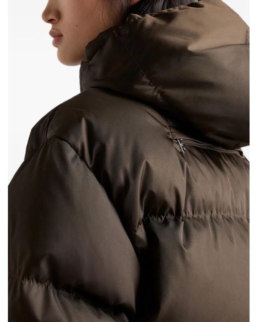 Prada Re-Nylon Donsjack in het Black