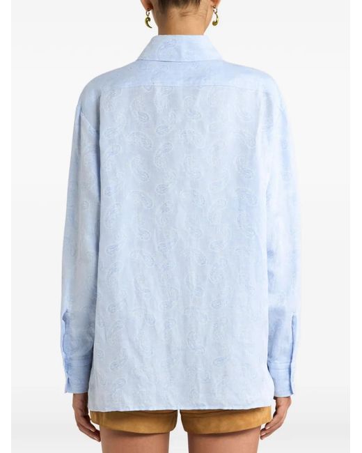 Etro Blue Regular Shirt