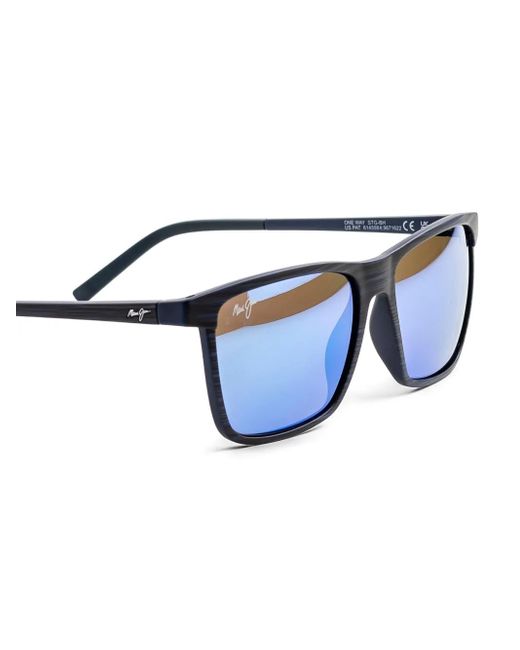 Maui Jim Blue One Way Square Sunglasses