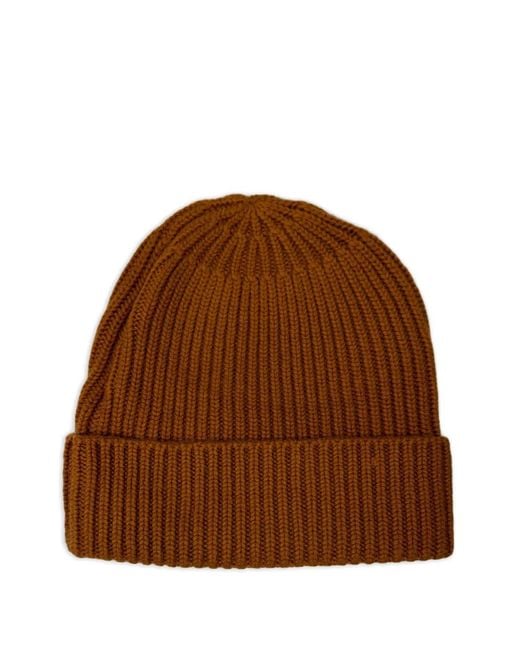 EMERSON RENALDI Brown Ribbed Hat