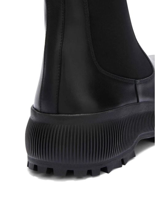 Jil Sander Black Ankle Boot Shoes for men