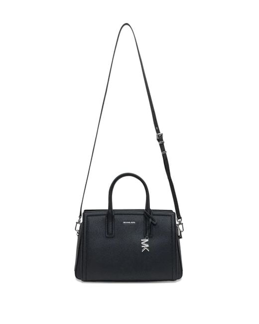 MICHAEL Michael Kors Black Logo-Charm Handbag