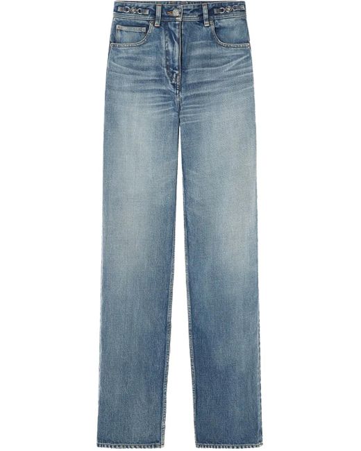 Vaqueros rectos Made in Japan Versace de color Blue