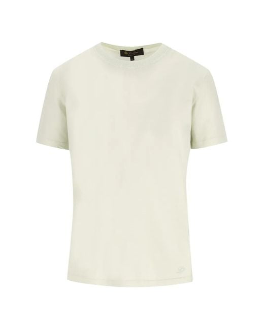 Loro Piana White Crew-Neck T-Shirt