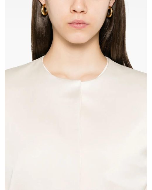 Totême  White Chintz Coat