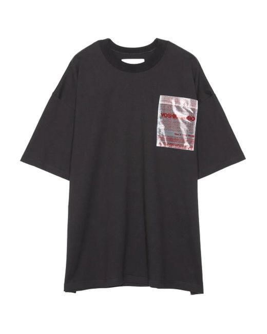Yoshio Kubo パッチポケット Tシャツ Black