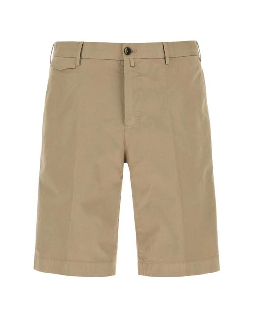 PT Torino Natural Cotton Bermuda Shorts for men