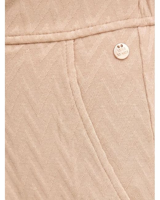 Mos Mosh Natural Chevron Trousers