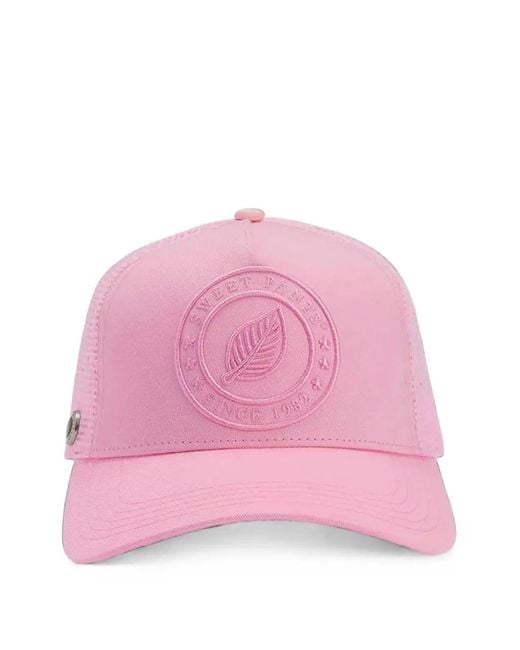 Sweet Pants Pink 3D Logo-Patch Mesh-Panel Cap