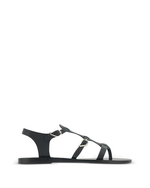 Ancient Greek Sandals Black Grace Kelly Sandals