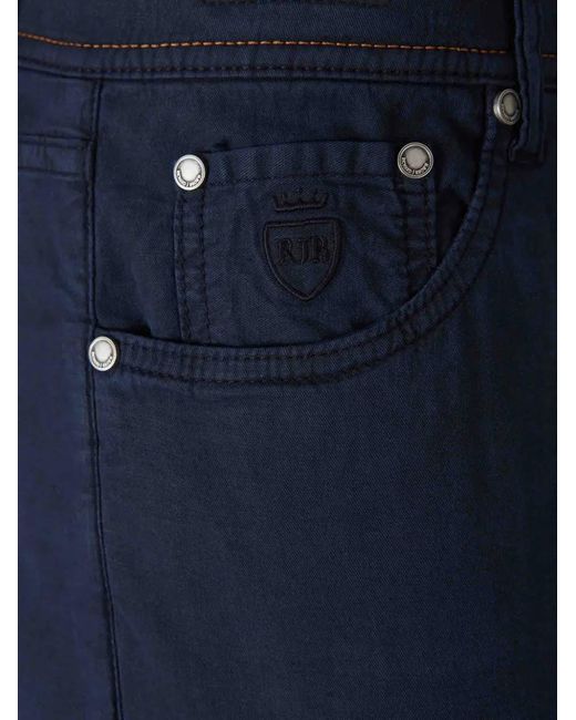 richard j. brown Blue Logo-Patch Jeans for men