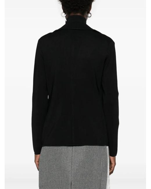 Ralph Lauren Black Logo-Embroidered Blazer