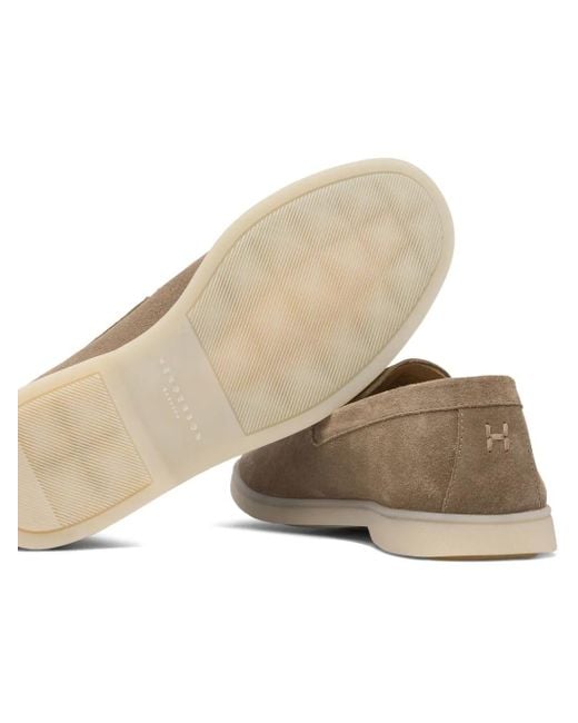 Henderson Brown Suede Loafers for men