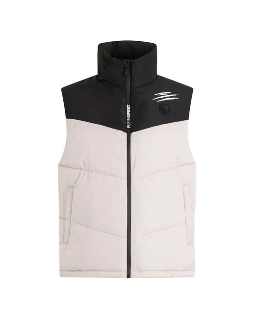 Philipp Plein Black Zip-Up Gilet for men