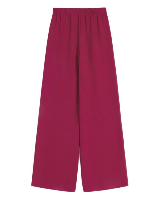 Valentino Garavani Red Cady Couture Trousers