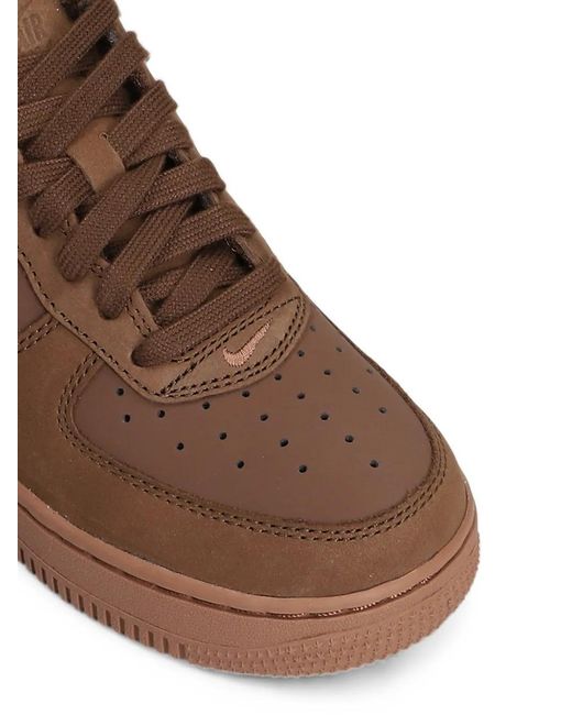 Nike Brown Air Force 1 Sneakers