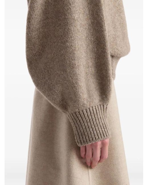 Khaite Natural Willem Cashmere Sweater