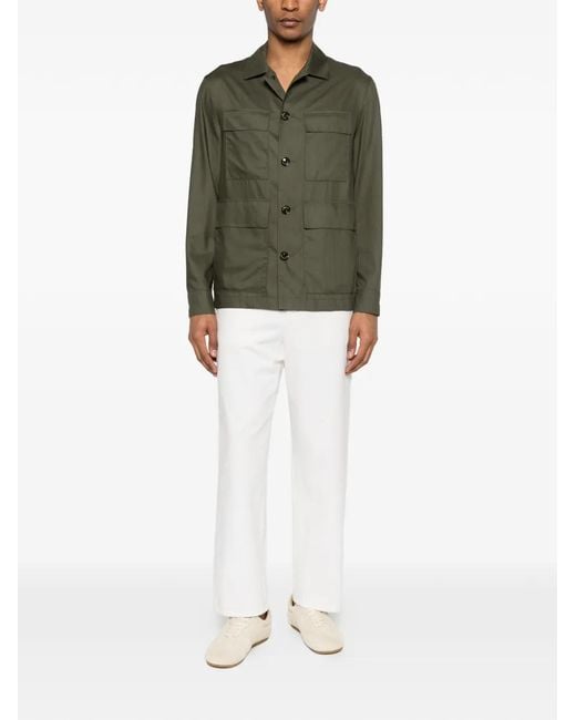 Montecore Green Buttoned Pocket Jacket for men