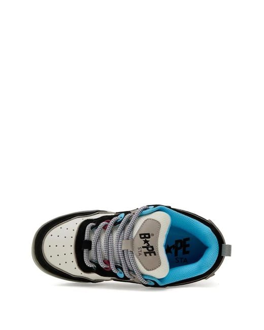 Baskets Flip Sta L À Étoiles A Bathing Ape en coloris Black